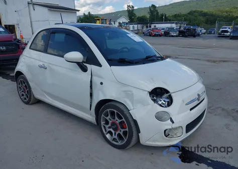 2012 Fiat 500 Sport from USA, damaged, VIN 3C3CFFBR3CT203602